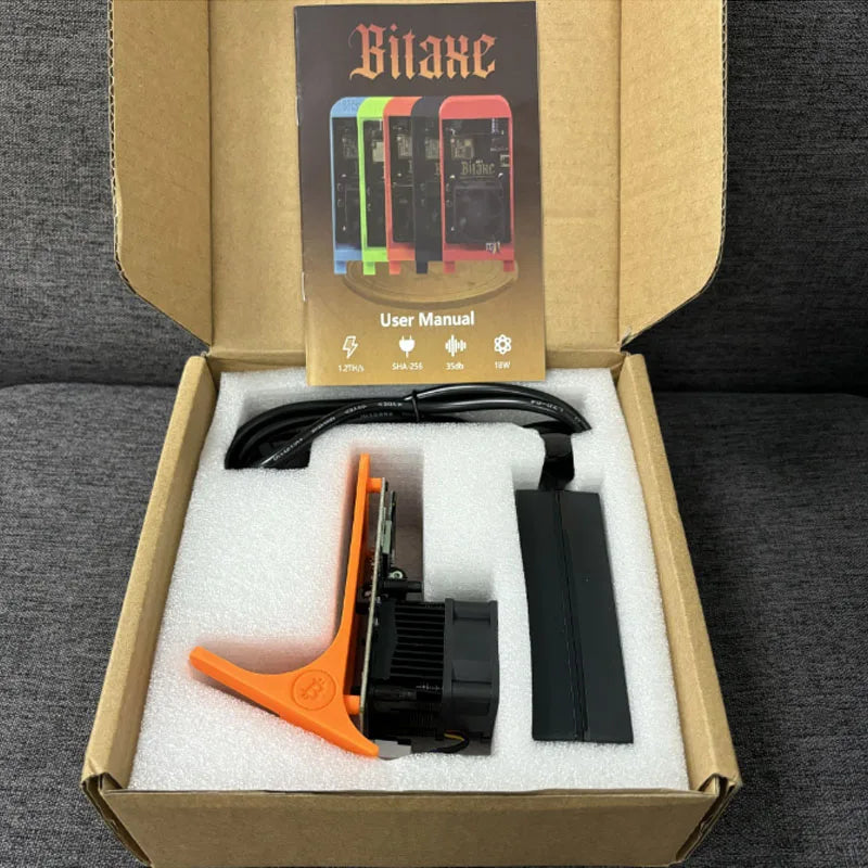 Bitcoins miner Bitaxe Gamma 601 cryptos miner 1.2TH/S asics kayano Asic crypto mining machine solo miner BTC Miners home use