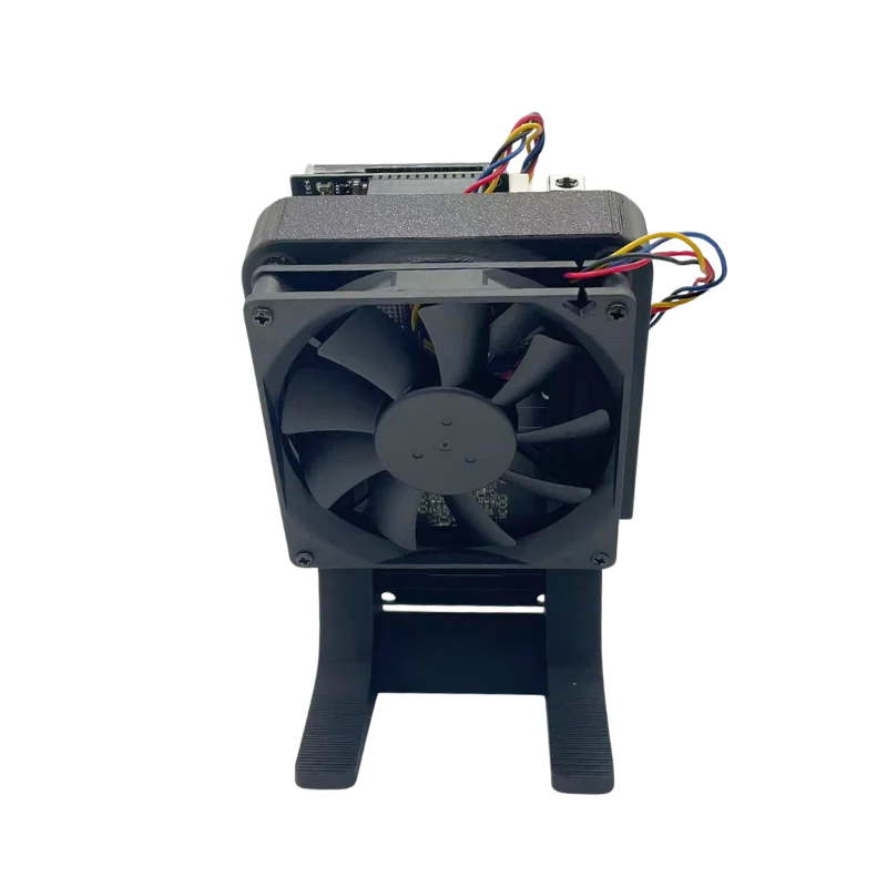 2025 New Bitaxe NerdQaxe++ BTC Solo Miner 4.8T-5TH/S 80W 4XBM1370 ASIC Chip Open Source Bitcoin Crypto Miner Silent Miner