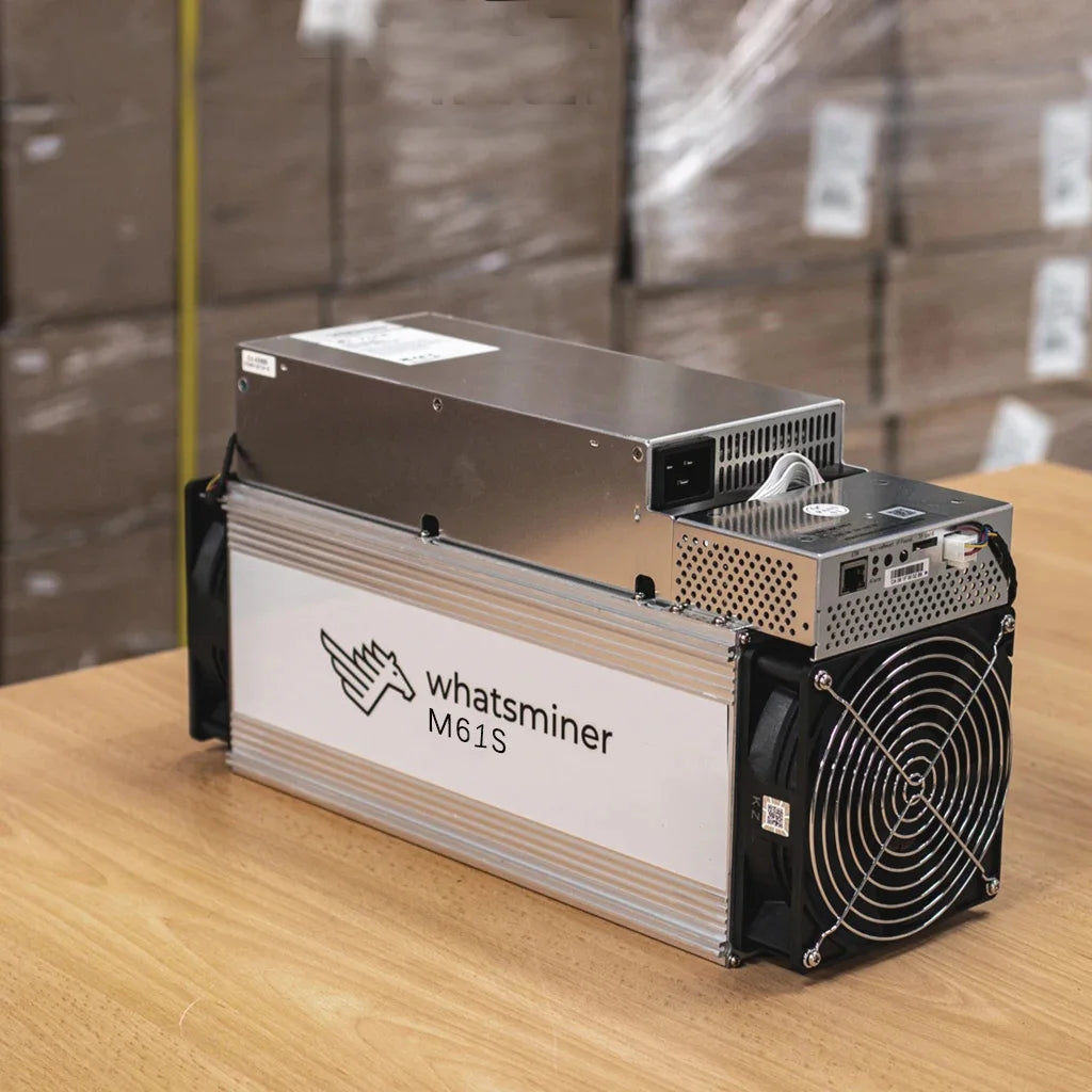 New BTC Miner Whatsminer M61S 222T 4107W/224T 4032W/226T 4068W Bitcoin Miner SHA-256 MicroBT M61S BTC Mining With PSU
