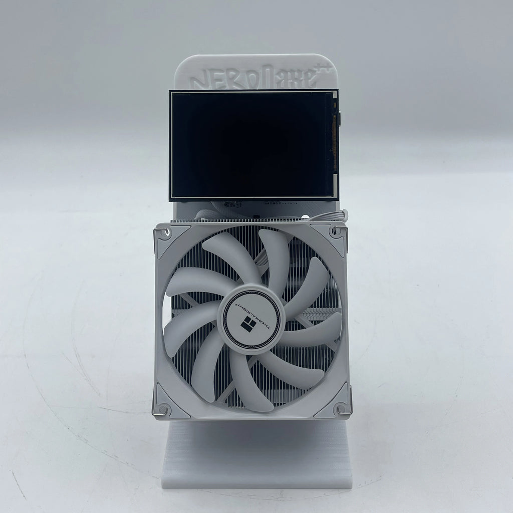 Free Shipping Bitaxe NerdQAxe++ 4.8T with Large screen 75W 2.4g WiFi BM1370 chips Bitcoin Miner Asic Miner