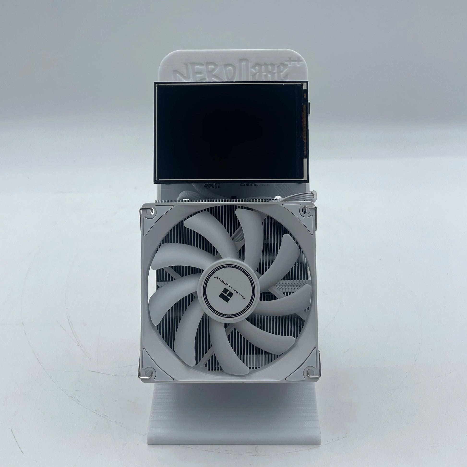 Free Shipping Bitaxe NerdQAxe++ 4.8T with Large screen 75W 2.4g WiFi BM1370 chips Bitcoin Miner Asic Miner