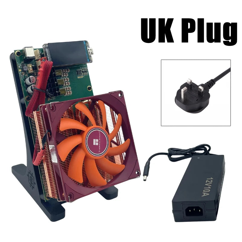 H igh Quality Bitcoin Miner With PSU and Thickened Fan NerdQaxe BTC BCH BSV DGB Solo Miner BTC 4.8Th NerdQaxe++ Bitaxe