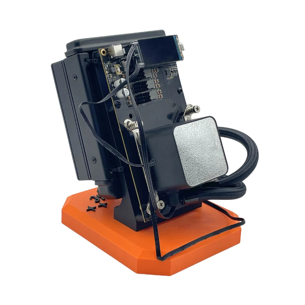 Hydro Cooling Bitaxe NerdQaxe++ ASIC Miner 4.8TH/s NerdQAxe+ + BTC Solo Miner With All kinds of Plug Water Cooling NerdQAxe