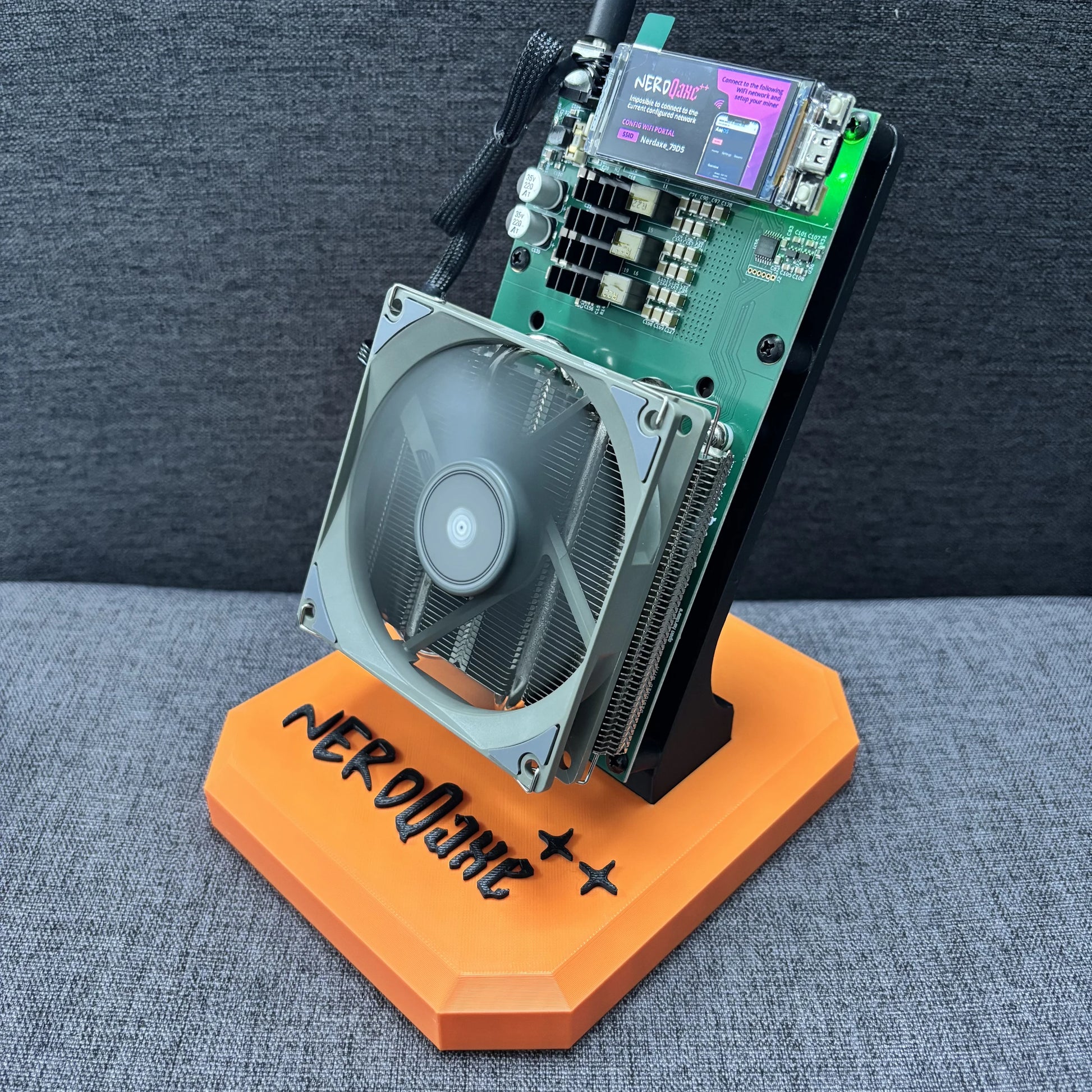 in Stock New Bitaxe NerdQaxe++ 4.8TH/s 78w Bitcoins Miner BTC miner With power supply