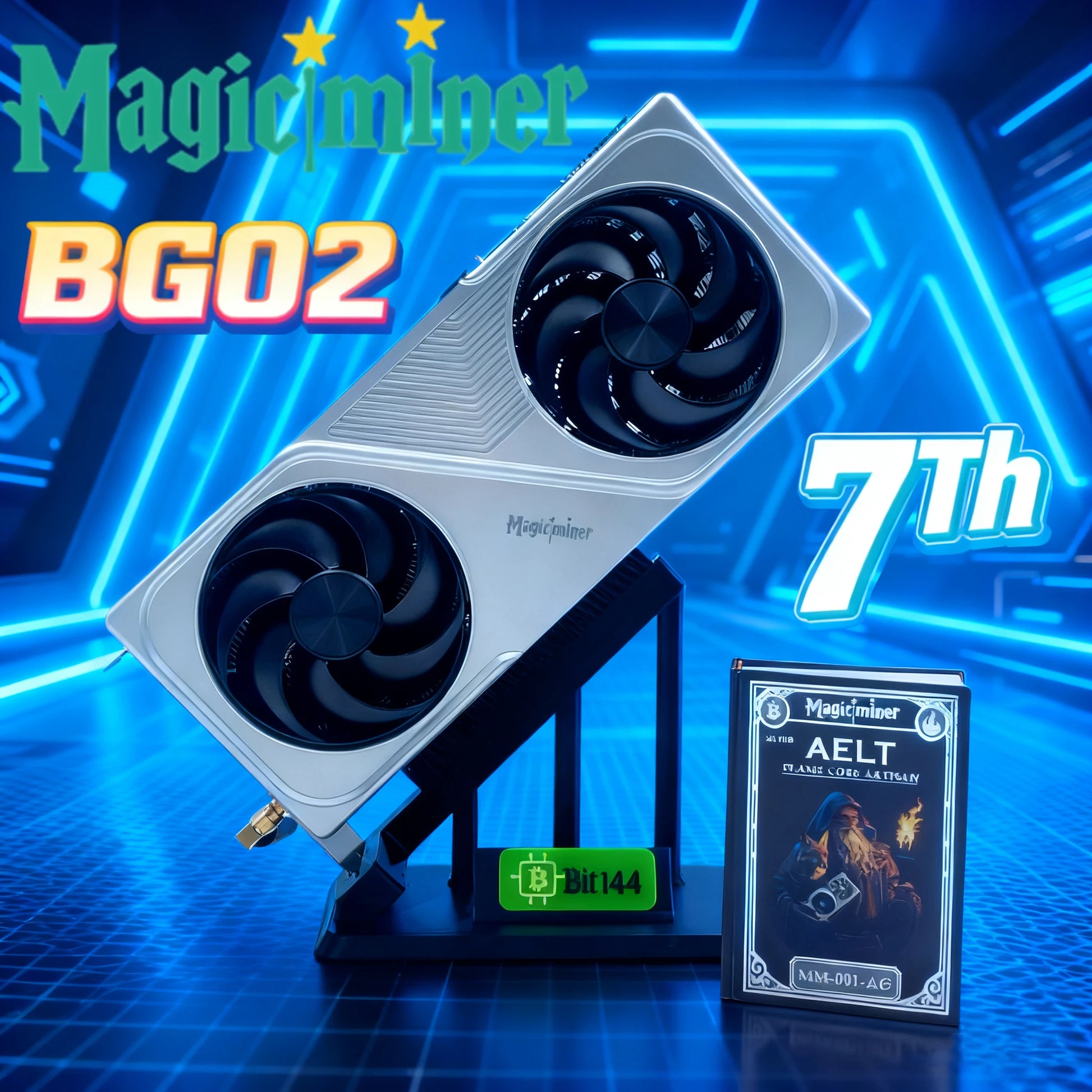 New Magic Miner BG02 7TH/s 150w SHA256 Quiet ASIC Bitcoin Miner with Wifi Crypto Miner for Home & Office Use BTC Mining Machine