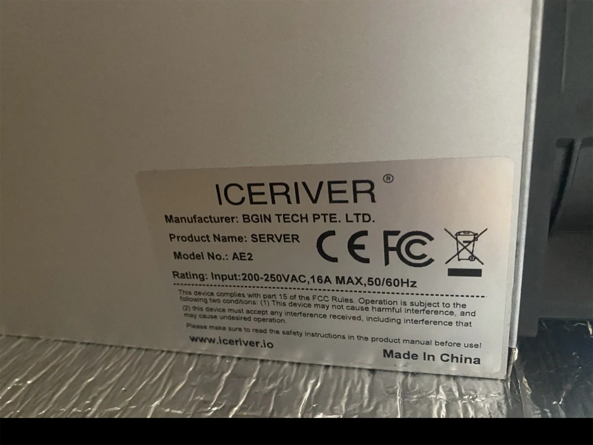 Brand New IceRiver ALEO AE2 720 MH/s 1300W 100-240V with PSU zkSNARK algorithm powerful ALEO ASIC miner