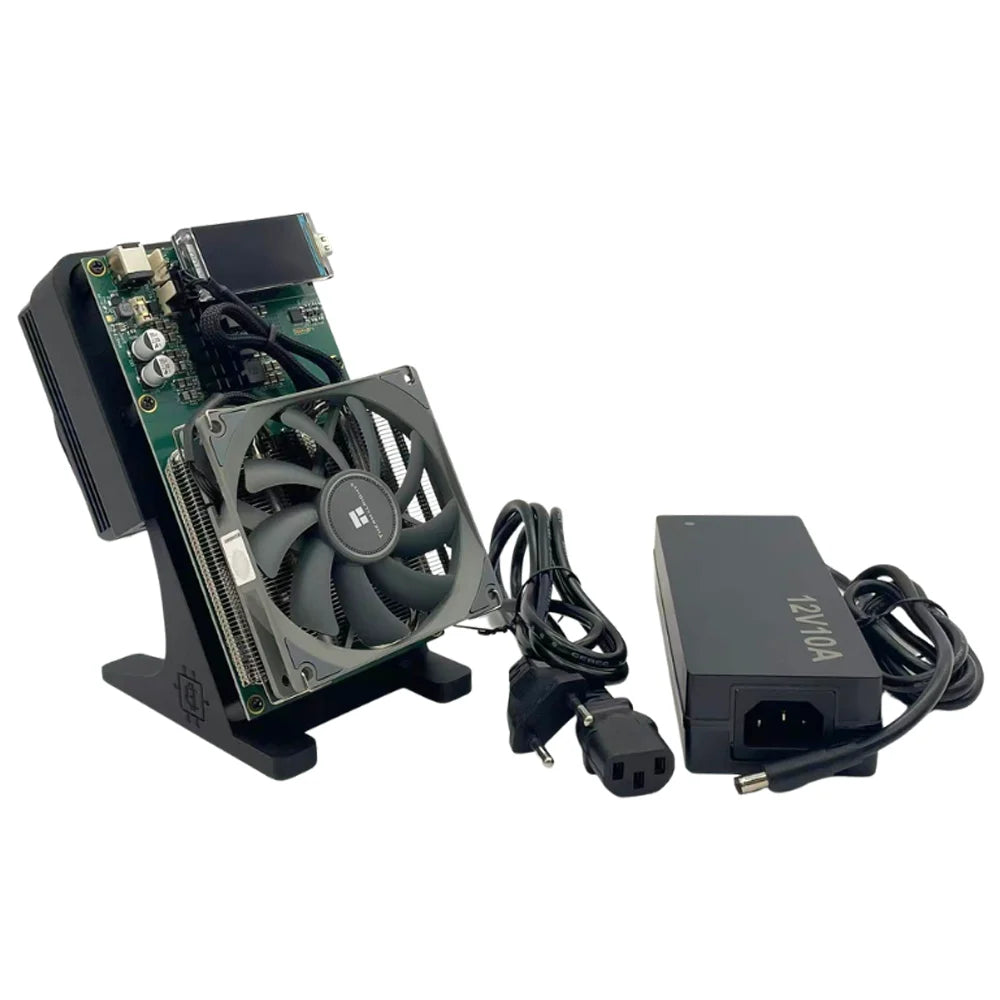 Upgraded version with 2 Fans,Bitaxe NerdQaxe++ 4.8TH/s 80W ASIC Miner BTC Miner Open-Source Home Bitcoin Miner