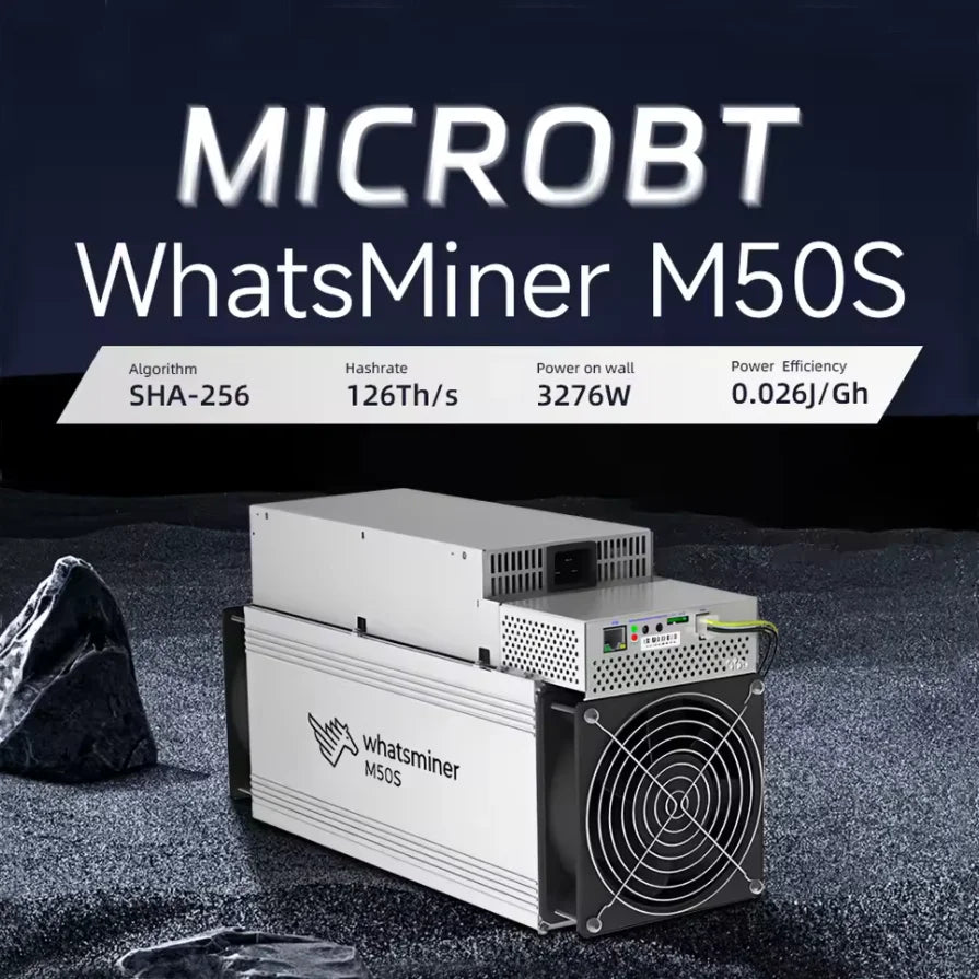 New MicroBT Whatsminer M50S Miner 120T 122T BTC Asic Miner Mining Machines with PSU Crypto Miner