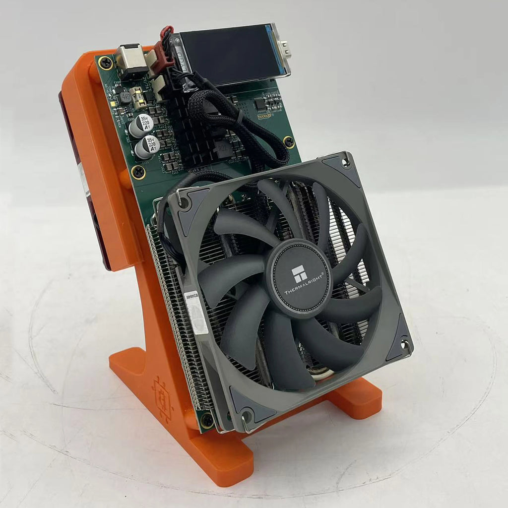 Dual Fans,New Bitaxe NerdQaxe++ 4.8TH/s 78w Bitcoins Miner 4 PCS BM1370 Asic Chip Solo BTC miner With PSU Btc Mining Machine