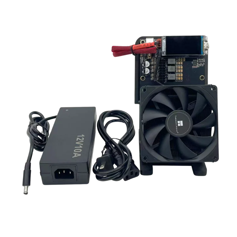 New Arraive Bitaxe NerdQaxe++ BTC Solo Miner 4.8T-5TH/S 80W 4XBM1370 ASIC Chip Open Source Bitcoin Crypto Miner Silent Miner