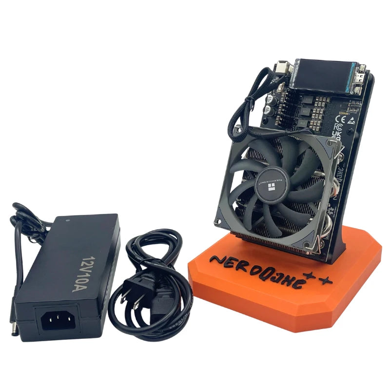 CE/FCC Certification Original Bitaxe NerdQaxe++ 4.8TH/s 4*BM1370 ASIC chip Fully Open-Source Bitcoin ASIC Miner