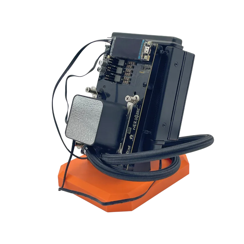 2025 New Arrival Bitaxe NerdQaxe++ Hydro Asic Miner 4.8T 78W Mining Powerful Bitcoin Solo BTC Miner With Power Supply Home Miner