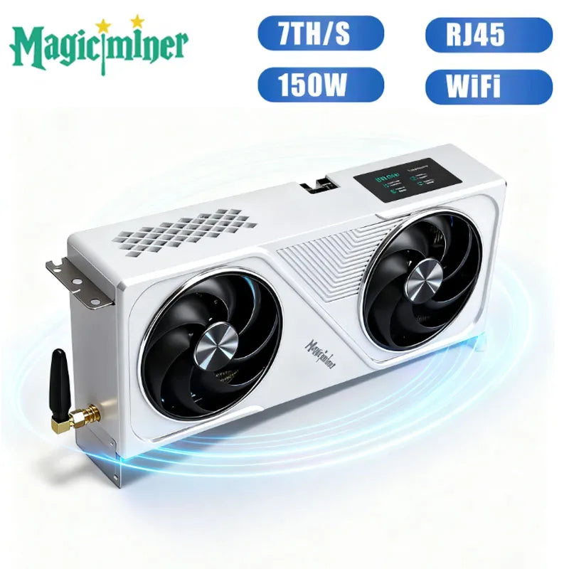 Fortune Miner Magic Miner BG02 Graphics Card Mining Machine Solo Lucky Miner 7Th/s 150W Desktop PC BTC Bitcoin Miner Home Office