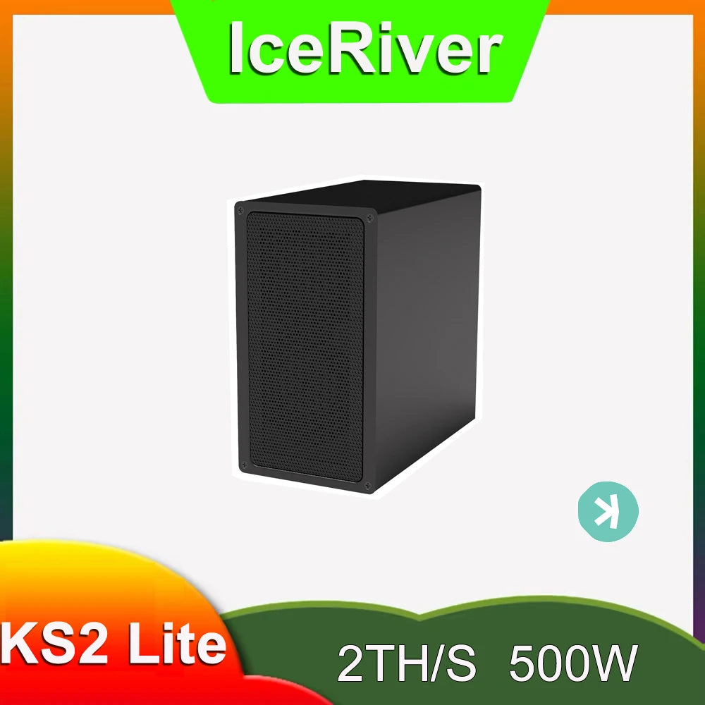 USED IceRiver KS2 Lite 2Th/s 500W Kaspa Miner KAS KS2 Lite Coin Mining Kaspa Mining Machine Asic Miner