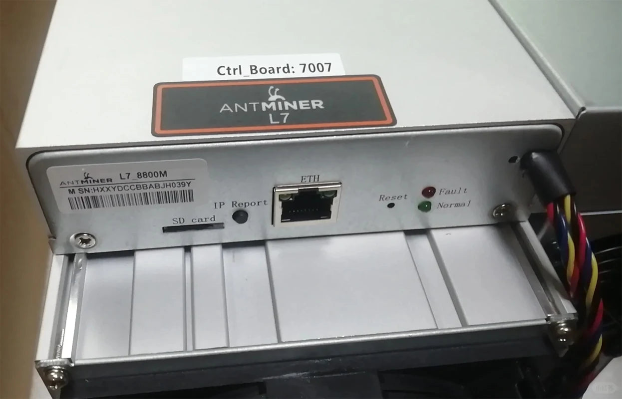 in Stock Antminer L7 Miner, 8550/8800/9050/9300/9500M ASIC Mining Machine, Hong Kong Express Delivery