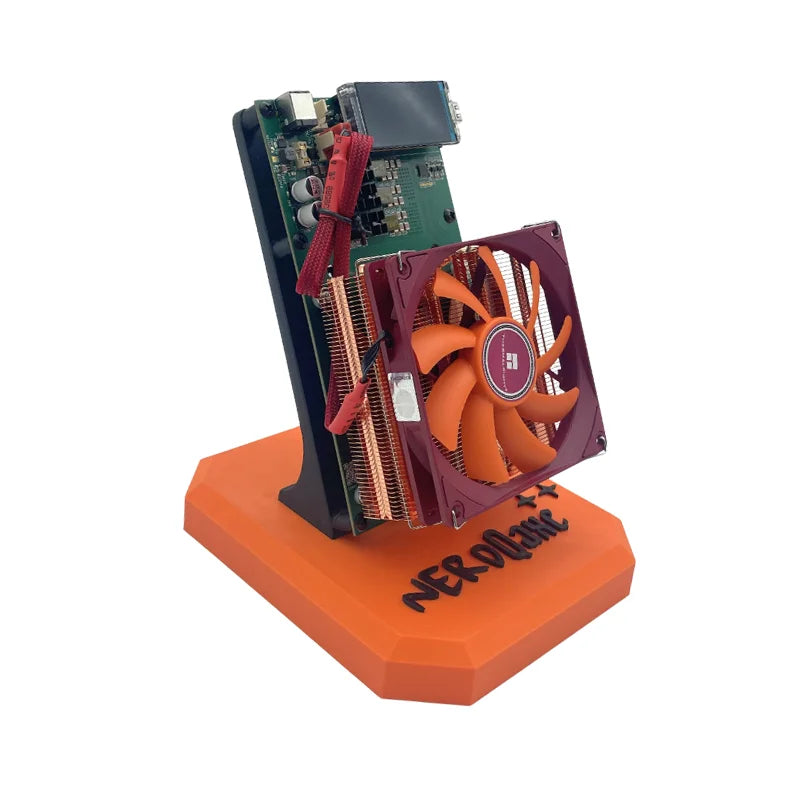 Bitaxe NerdQaxe++ BTC Solo Miner 4.8T-5TH/S 4XBM1370 ASIC Chip 80W Open Source Bitcoin Crypto Miner Silent Miner