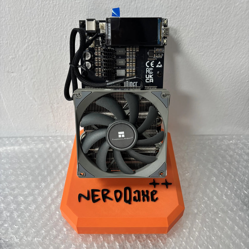 CE/FCC/UK/CA Certification 100% Original NerdQaxe++ 4.8T 75w Bitcoin Solo Miner Open-source Quad-chip Bitcoin Miner