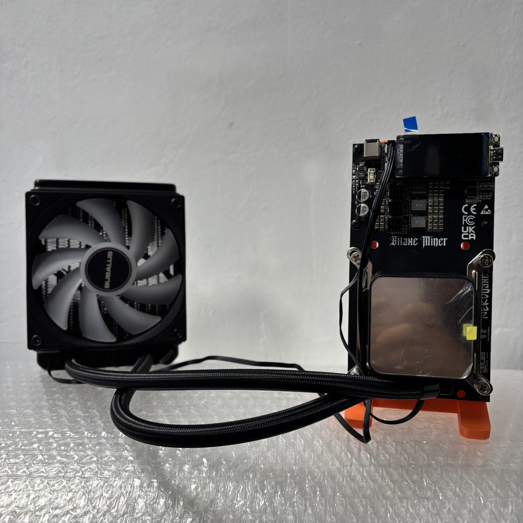Hot Selling Bitaxe Product NerdQaxe++ Hydro 4.8Th/s 78W Water Cooling Prevent Overheating BTC Mining Bitaxe Miner