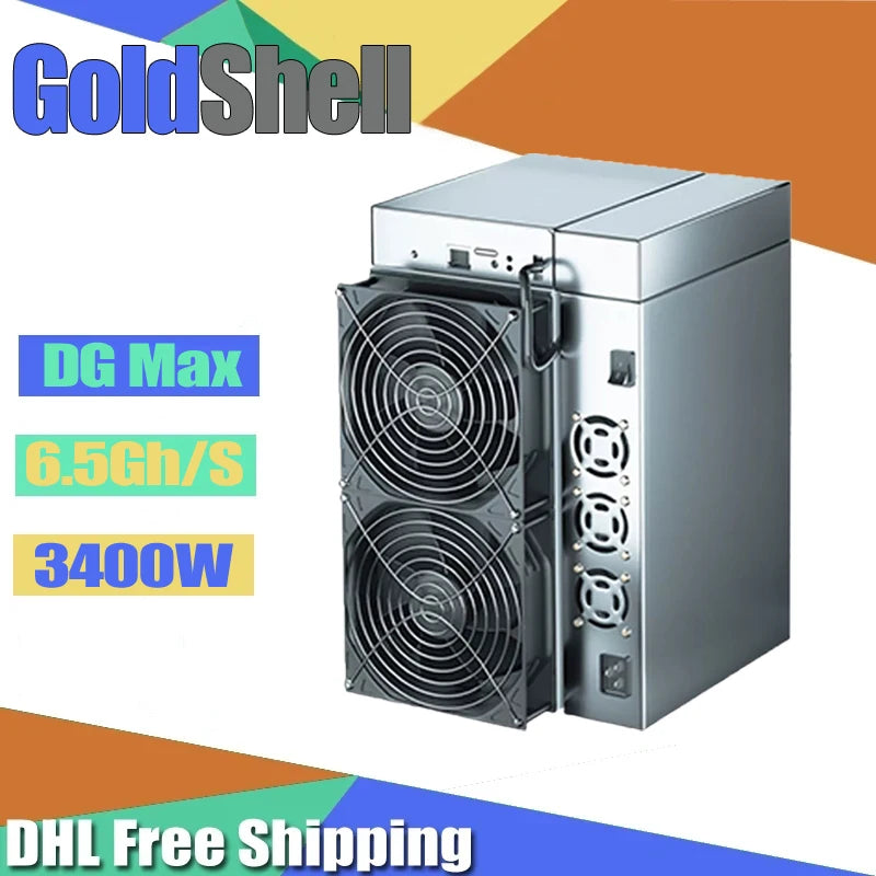 Goldshell DG MAX LTC BEL&Doge Coin Miner 6.5GH/S 3500W Home Miner Can Be Used To Mine Three Currencies at The Same Time