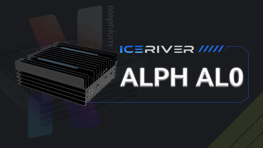 IceRiver ALPH AL0 400GH 100W Miner Alephium Mining Crypto Asic Miner Blake 3 Algorithm With Power Supply Free Shipping in Stock