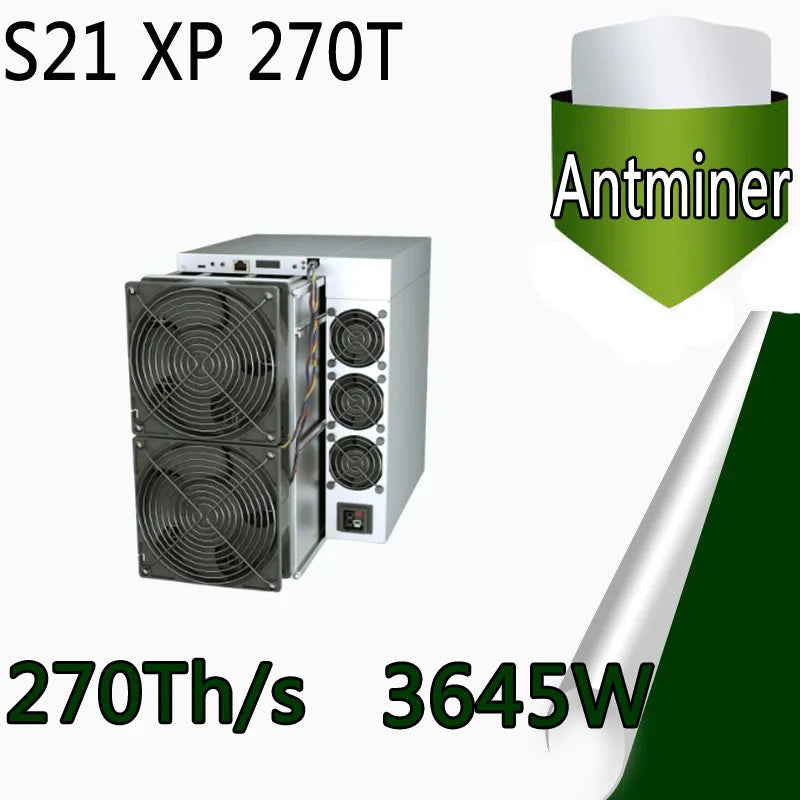 New Bitmain Antminer S21 XP BTC Miner 270T 3645W BCH Bitcoin Miner Mining Machine Free shipping