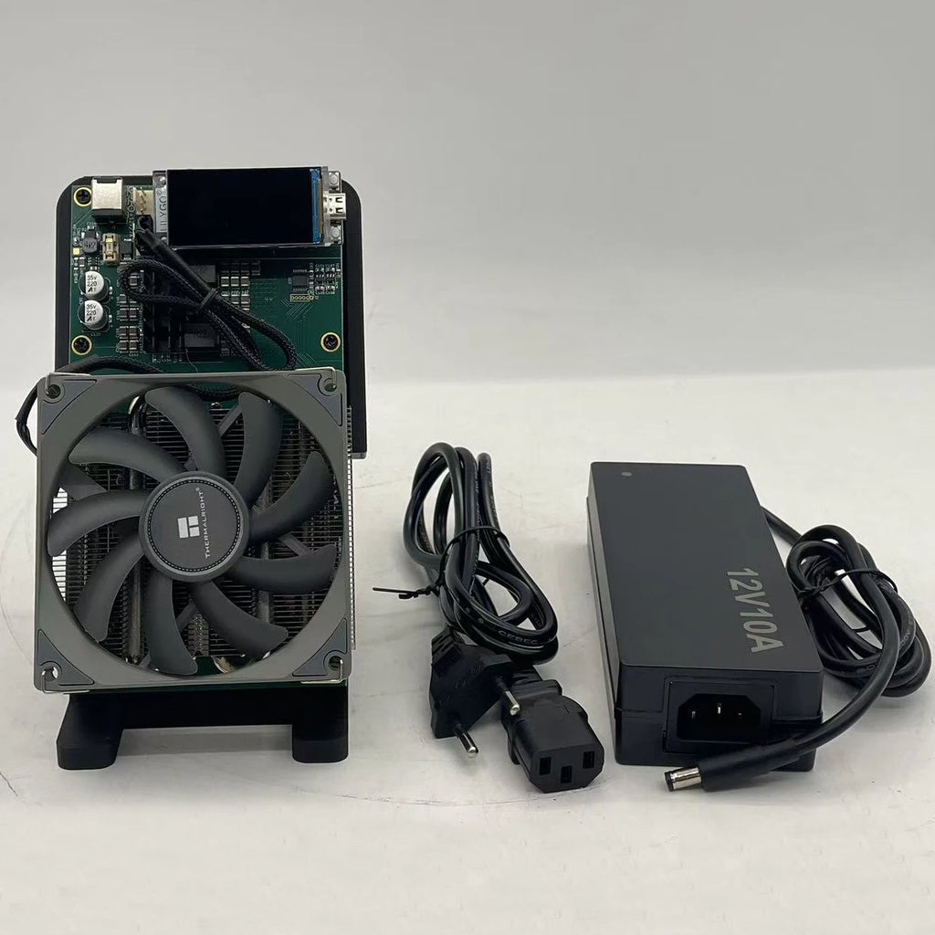 Latest design, Dual-fan cooling,Bitaxe NerdQaxe++ Hydro 4.8TH/s 78W Liquid-Cooled Bitcoin Miner Crypto Machine for Mining