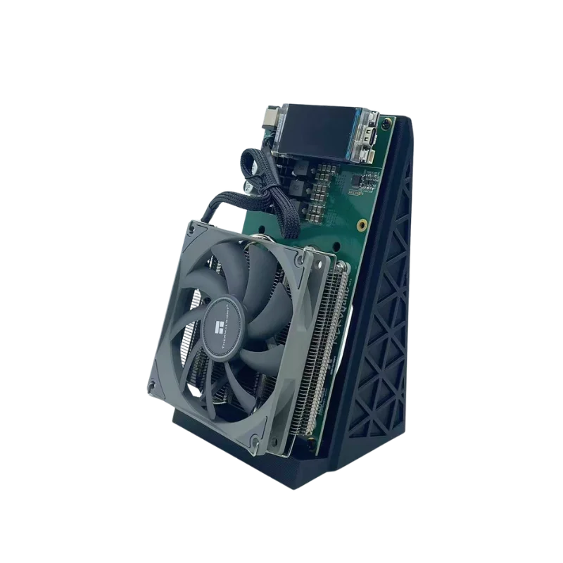 New Arraive Bitaxe NerdQaxe++ 4.8TH/s 78w Bitcoins Miner 4 PCS BM1370 Asic Chip Solo BTC miner With PSU Btc Mining Machine