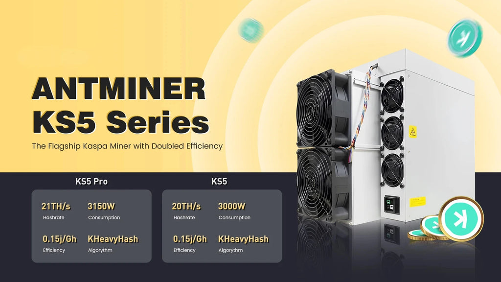in Stock New Bitmain Antminer KS5 20T/KS5 Pro 21T Kaspa Miner KAS Coin Asic Miner DHL/Fedex/UPS Free shipping