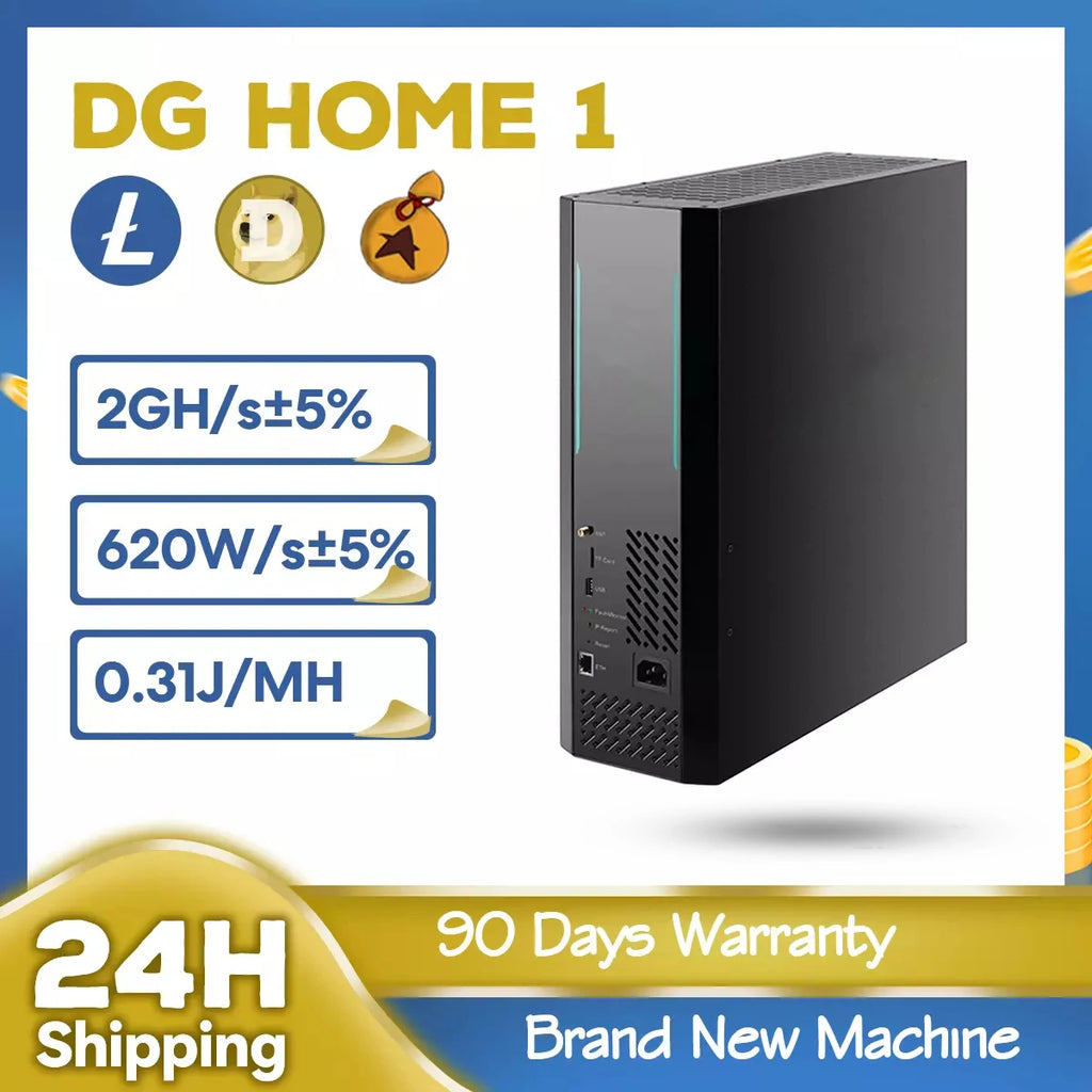 ElphaPex DG Home 1 LTC DOGE BEL Miner 2.1GH/s 630W Home ASIC DG Home1