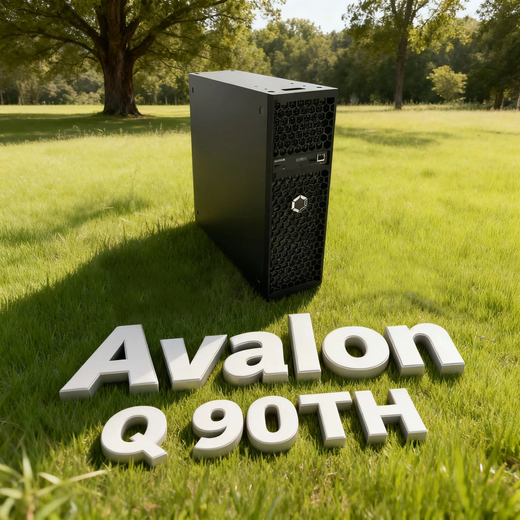 New Home BTC Miner Avalon Q 90TH/s 1674W 18.6J/TH Bitcoin Miner With PSU Low Noise Avalon-Q Crypto BTC Mining 110-220V Support