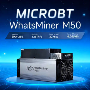 Brand New MicroBT Whatsminer M50 Miner 100T 126T BTC Bitcoin Coin Miner Asic Miner Cryptocurrency Mining with PSU