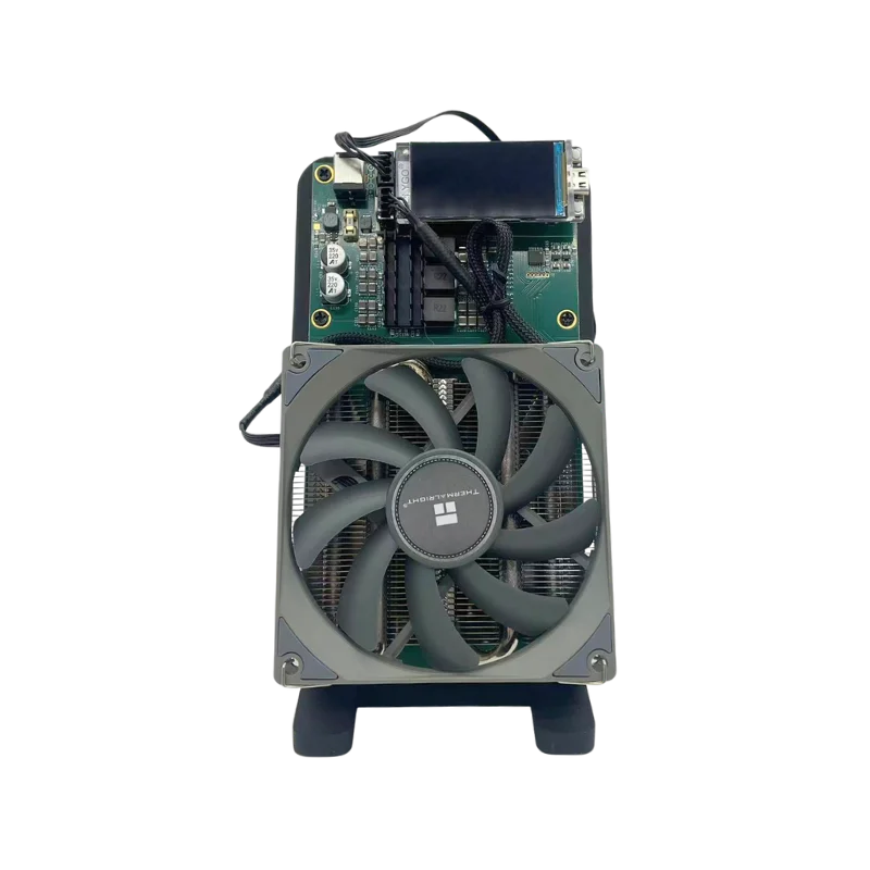 NerdQaxe++4.8T BTC Miner 80W Power Two Fans Prevent Overheating 4.8T Hash Rate For Efficient Bitcoin Mining Ideal For Home Use