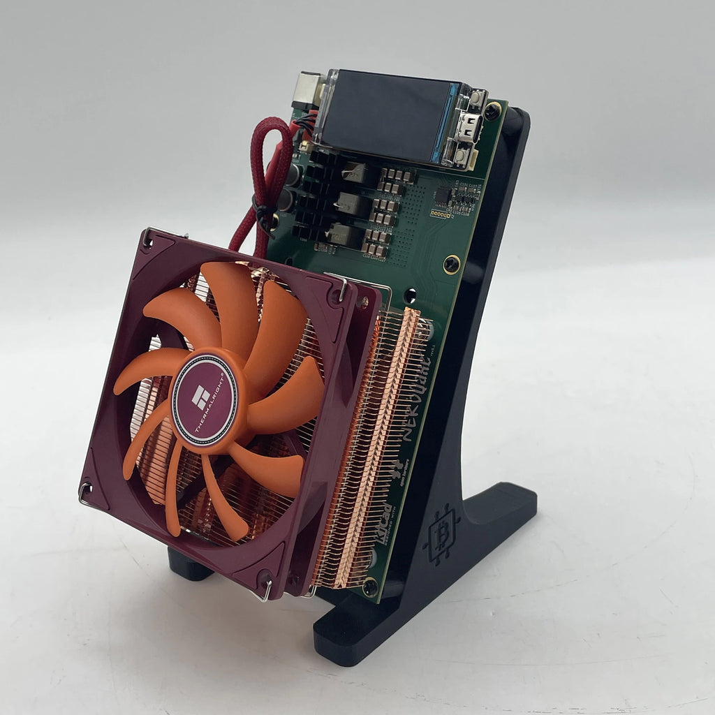 H igh Quality Bitcoin Miner With PSU and Thickened Fan NerdQaxe BTC BCH BSV DGB Solo Miner BTC 4.8Th NerdQaxe++ Bitaxe