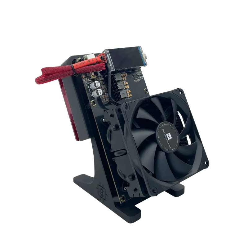 New Arraive Bitaxe NerdQaxe++ BTC Solo Miner 4.8T-5TH/S 80W 4XBM1370 ASIC Chip Open Source Bitcoin Crypto Miner Silent Miner