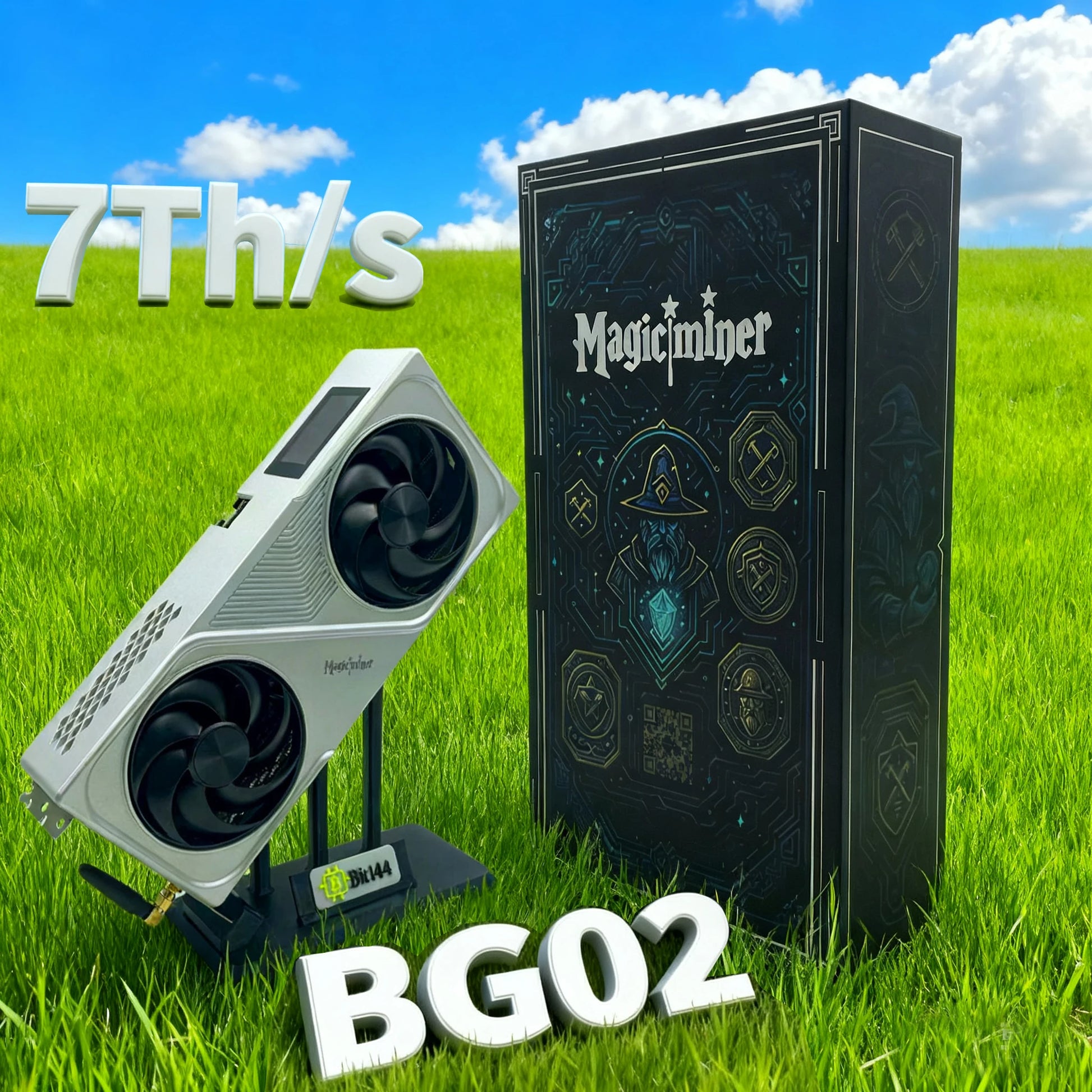 Fast Shipping New Majic Miner BG02 7TH/s Bitcoin Miners BTC BCH BSV, DGB Solo Asic BTC Miners SHA-256 Mining Machine 150W