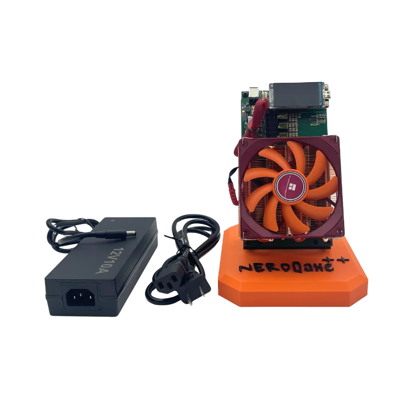 New Arraive Bitaxe NerdQaxe++ 4.8TH/s 68w Asic Bitcoins Miner BM1370 Chip Solo BTC 2.4G WiFi Open-Source BTC Mining Machine