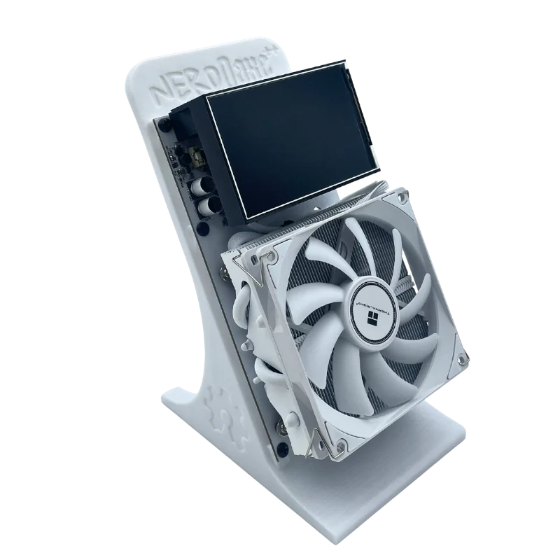 2025 New Bitaxe NerdQaxe++ BTC Solo Miner 4.8T-5TH/S 80W 4XBM1370 ASIC Chip Open Source Bitcoin Crypto Miner Silent Miner