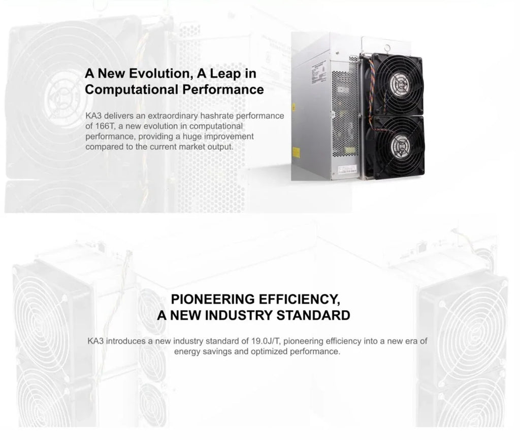 Bitmian Antminer KA3 173Th/s 3154W Blake2S Algorithm (KADENA) Most Efficient KAD Miner KDA Mining Machine Antminer KDA KA3 173T