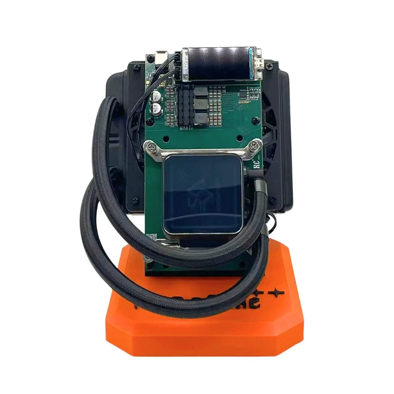 New Bitaxe Miner NerdQaxe++ 4.8Th/s BTC Coin Mining Machine Hydro Liquid Cooler Bitcoin Asic Miner with Power Supply