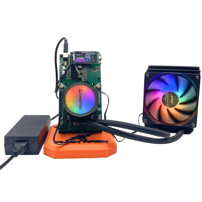 100% Original NerdQaxe++ Hydro Bitcoin Miner 4.8TH/s 78W NerdQAxe++ HYD Water Cooling Prevent Overheating BTC Mining Bitaxe