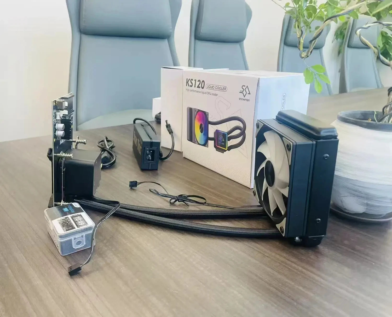 New Arrival Bitaxe Gammer NerdQaxe++ Hydro 4.8T 78W Water Cooling Prevent Overheating BTC Mining Bitaxe Miner